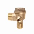 thumbnail image 2 of 1pc 3 Port Check Valve Brass Male Thread Check Valve Connector Tool ForAir Compressor Accessories Air Pump 10*14*16mm, 2 of 4