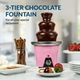 thumbnail image 4 of Nostalgia NCFF965PK 3-Tier Chocolate Fondue Fountain, 4 of 9