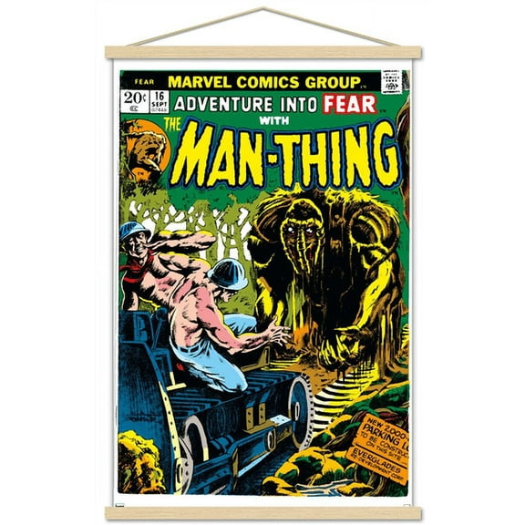 Marvel Comics: Man-Thing #16 Wall Poster with Magnetic Frame, 22.375" x 34"