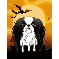 Caroline's Treasures BB1788CHF Halloween Japanese Chin Flag Canvas House Size , Large, multicolor
