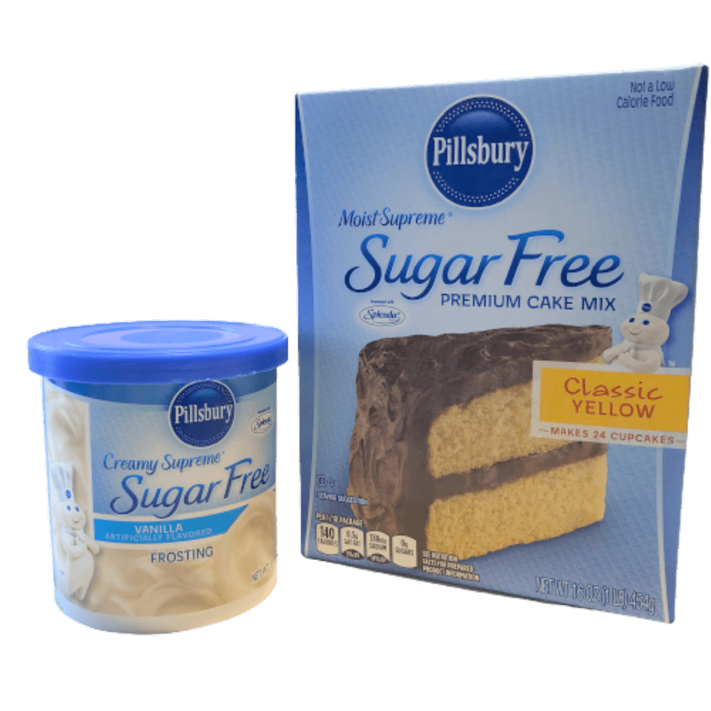 Pillsbury Sugar Free Classic Yellow Premium Cake Mix and Sugar Free
