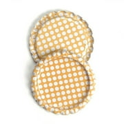 100pcs 1'' Flat Linerless Double Sided Painted Flattened Bottle Caps Craft
