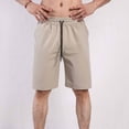 thumbnail image 4 of Yievot Mens Swim Trunks Drawstring Elastic Waist Bermuda Shorts Breathable Gym Workout Athletic Shorts with Pockets, 4 of 8
