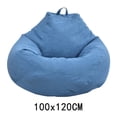 thumbnail image 1 of Housse de Fauteuil Poire Sans Remplissage Housse de Fauteuil Poire Classique Housse de Sofa Fauteuil de Repos Housse de Fauteuil de Rangement pour Adultes et Enfants - 100x120 cm, 1 of 7