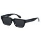 thumbnail image 1 of ANDWOOD Gafas de Sol Rectangulares con Montura Gruesa Polarizadas en Negro, 1 of 6