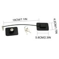 thumbnail image 4 of 304 Stainless Steel Window Restrictor | 18cm Cable Security Lock for Casement & Sliding Windows | Child Safety Device with Keyless Operation & Galvanized Finish, 4 of 9