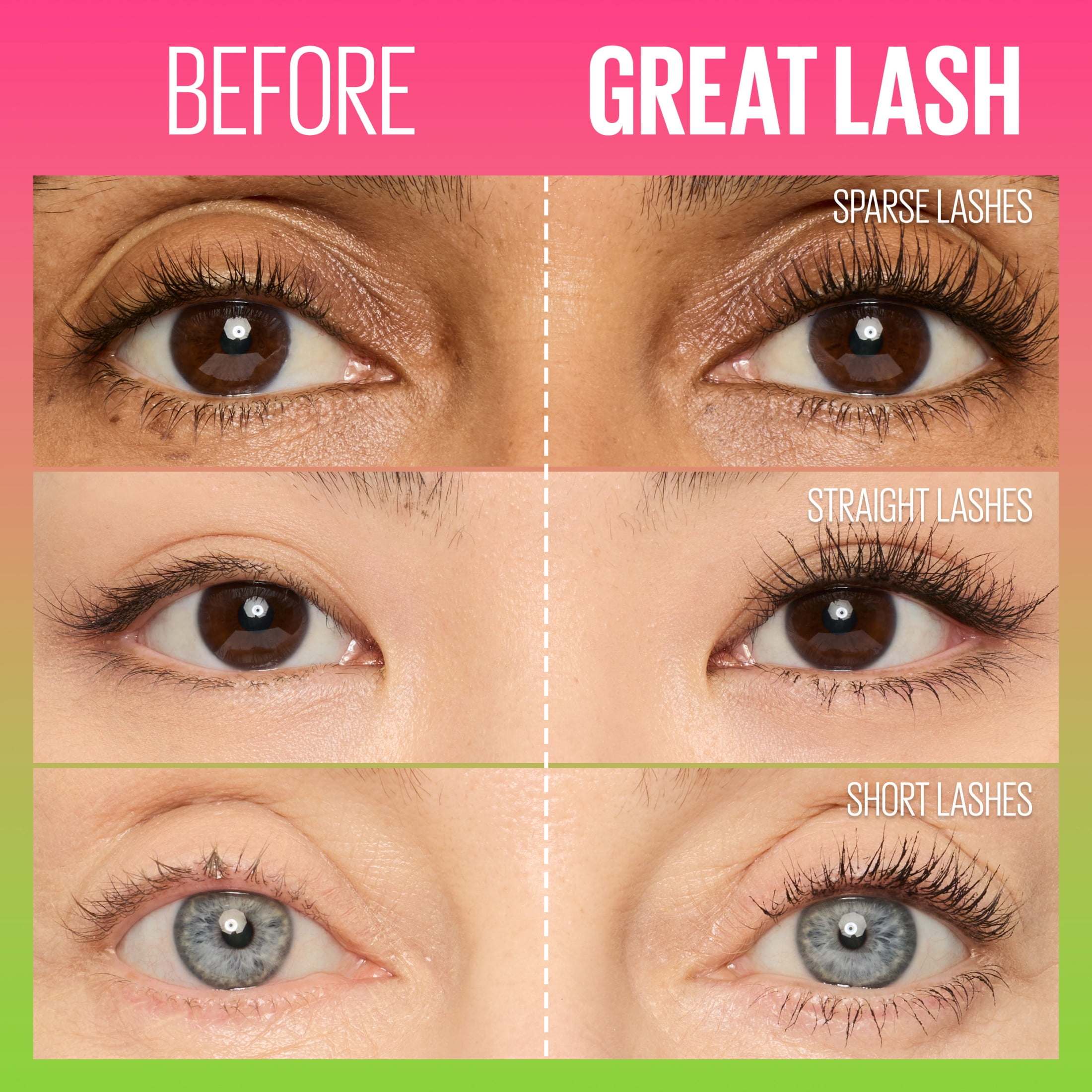 Maybelline Lash Sensational Holiday Beauty Gift Set, Mini Mascara 3 Piece, Very Black