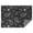 Black Paisley and, variant on Black Paisley Pattern Rectangle Tablecloth 60"x84",Waterproof Polyester Rectangle Table Cloth, Wipeable Spillproof Polyester Tablecloth for Dining, Camping, Indoor and Outdoor