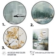 thumbnail image 3 of Designart "Birch Woods Ethereal gracefulness VI" Floral Floater Framed Wall Art Living Room, 3 of 7