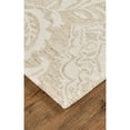 thumbnail image 3 of Feizy Home Collection 2' x 3' Beige and Ivory Floral Hand Tufted Rectangular Area Throw Rug, 3 of 4