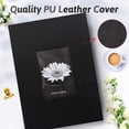 thumbnail image 5 of HeariCro PU Leather 4x6 Photo Album, 300 Pockets with Memo Space & Cover Window, Picture Album for Family, Wedding, Baby & Travel, 5 of 7