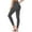 Gray, variant on WIZUTIZ Womens Yoga Leggings Retro Relaxed Slim with Pockets Yoga Leggings Spandex Elastic High Waist Full Length Pants Solid Sweatpants for Ladies Joggers Date Multi-Color