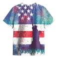 thumbnail image 5 of Ccpelsie Toddler Boy Girl 4th Of July Outfit Short Sleeve Independence Day T-Shirt Fourth Of July Clothes for Kids(Dark Blue,8-9 Years), 5 of 5