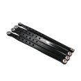 thumbnail image 1 of QualitChoice RCGOFOLLOW 4x Ensemble de Biellettes de Direction en Alliage d'Aluminium pour 1/10 Rc Pièce de Voiture Rc Gen7 Noir, 1 of 6