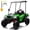 Green, variant on BUPPLEE 24V 4WD Ride On UTV Dump Truck for Kids, 2 Seater Electric Car, Parent Remote, Removable Roof, Electric Tipper, 3 Speeds, Bluetooth Music