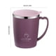 thumbnail image 3 of Taza de café de acero inoxidable 304 con tapa antiderrames | Vaso térmico de viaje con doble aislamiento | Taza de café portátil para exteriores con asa cómoda | Mantiene las bebidas calientes o, 3 of 6