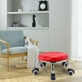 thumbnail image 4 of DOLITY Chaise à Siège Roulant Bas avec Roues Confortable Moderne Ronde Rotative Banc de Maison B, 4 of 8