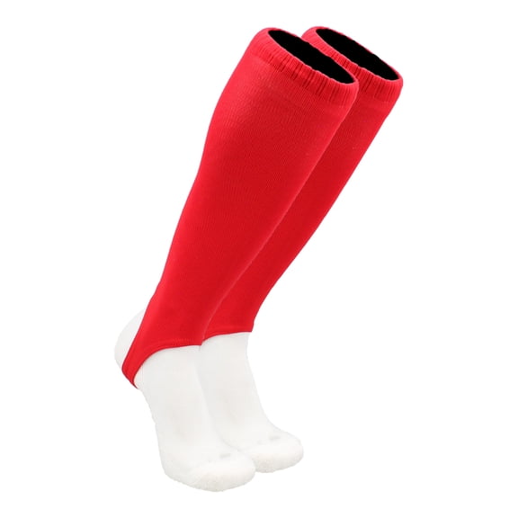 TCK 4 Inch Solid Baseball Stirrups (Scarlet, Large)