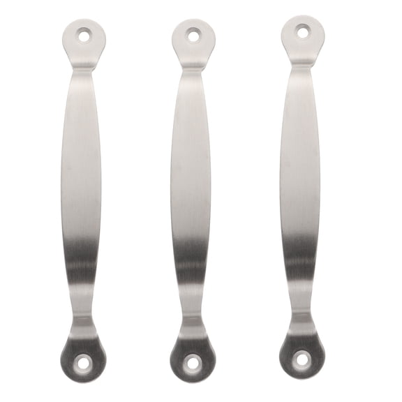 Shuliwen Cutting Board Handles 1 Set 3Pcs Stainless Steel Cutting Board Handles Chopping Board Handles