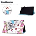 thumbnail image 4 of Allytech Lenovo Tab M10 HD 10.1 Case 2nd Gen TB-X306X TB-X306F, PU Leather Slim Fit Auto Sleep Wake Protection Flip Kickstand Case Cover for Lenovo Tab M10 HD 2nd Gen 2020 Released, Butterfly Tower, 4 of 6