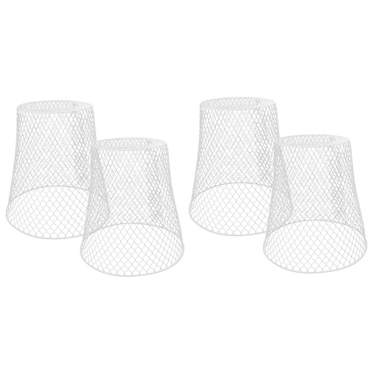 Hemoton 4 pcs  Sturdy Plant Protector Mesh Designed Plant Cage Multi-use Flowerpot Mesh  Cover