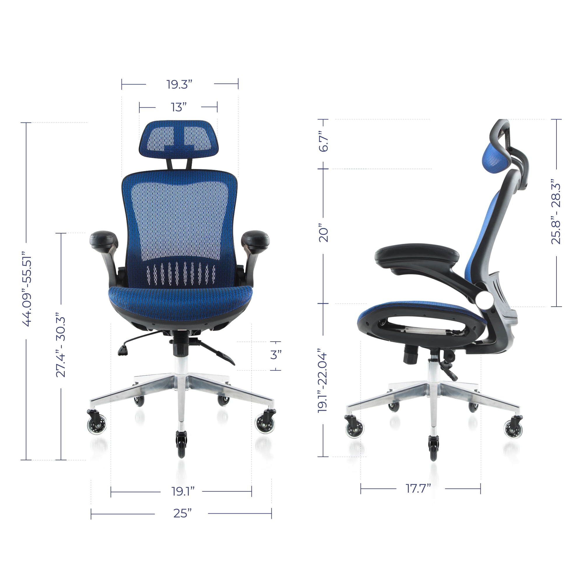 nouhaus ergoflip mesh computer chair