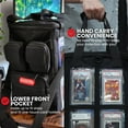thumbnail image 3 of EVORETRO Sac de Collection Premium avec Fenêtre – Étui de Rangement de Voyage Protecteur pour Objets de Collection de Jeux de Cartes à Collectionner, Sac de Transport Durable, Magic The Gathering, Cartes Yu-Gi-Oh! (1 Paquet), 3 of 5
