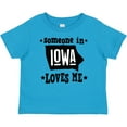 thumbnail image 3 of Inktastic Someone in Iowa Loves Me Souvenir Boys or Girls Baby T-Shirt, 3 of 5