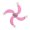 Pink, variant on Interactively 4 Leaves Shape Windmills Bird Toy Rotate Spinner Wheel Parrots Toy Accessories for Bird Cage
