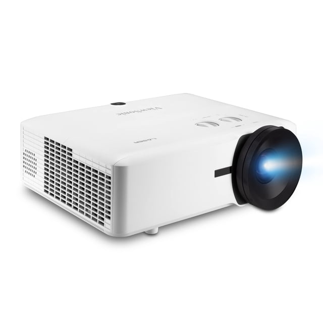 ViewSonic LS921WU Proyector láser WUXGA de corto alcance de 6000 lúmenes para pantalla de 200 pulgadas, HDMI dual, soporte 4K HDR HLG, zoom óptico 1.1x para negocios y educación, blanco