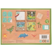 Tiger Tribe: Magic Water Painting World - Dinosaurs - 4 Reusable Cards, Scene Reveal, Mess-Free Water Coloring, Seek & Find Activities, Kids Ages 1+