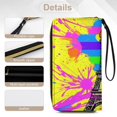 thumbnail image 5 of Womens Wallet Bifold Ladies Cluth Bag Wristlet Wrist Strap Long Purse Pride Eiffel Tower Design, 5 of 6