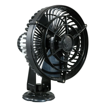 CAFRAMO KONA 24V 3-SPEED 7" WATERPROOF FAN BLACK