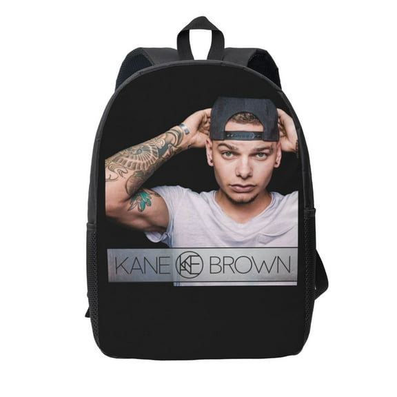 Kane Brown Backpack Simple Lightweight Backpack Fashion Travel Backpack Laptop Backpack 17 Inch