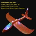 thumbnail image 4 of LED Light Up Glider Airplane Model Toy Manual Throwing Foam Glider Plane Con Modos De Vuelo Duales Regalo Para Niños ANGGREK Otros, 4 of 8