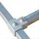 thumbnail image 5 of Conector de Tubo Cuadrado de 8 Piezas de 25 mm (1 Pulgadas), Conector de Tubería de 3 Vías, Abrazaderas de Rieles de Extremo de Cadena en T de Aleación de Aluminio A, 5 of 5