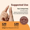 thumbnail image 4 of Micro Ingredients Vitamin D3 and K2 Vitamin Supplement Softgels, 10,000 IU D3 with MK-7 200 Mcg, Virgin Coconut Oil, 120 Count, 4 of 6