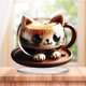thumbnail image 1 of Dreamy 2D Flat Acrylic Living Room TV Cabinet Housewarming Home Decoration, 1 of 7