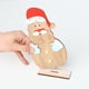 thumbnail image 3 of Fiudx Manualidades Navideñas de Madera, Adornos de Papá Noel, Decoración Festiva para El Hogar, Decoración para Sala de Estar y Estudio, Espíritu Navideño, Juego de 1 Pieza, Material de Madera, Detal, 3 of 7