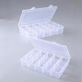 thumbnail image 1 of Caja organizadora de plástico frymmx, paquete de 2, 15 compartimentos, 1 of 5
