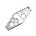 thumbnail image 2 of Stainless Steel Outdoor Multifunctional Key Chain Wrench Keychain bottle Hex Straight Screwdriver Saw Cutter Ruler Bottle Can Opener, 2 of 6