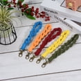 thumbnail image 5 of Uxcell Wrist Lanyard for Key, Braided Twisted Keyring Hand Wrist Lanyards Light Yellow, 5 of 5