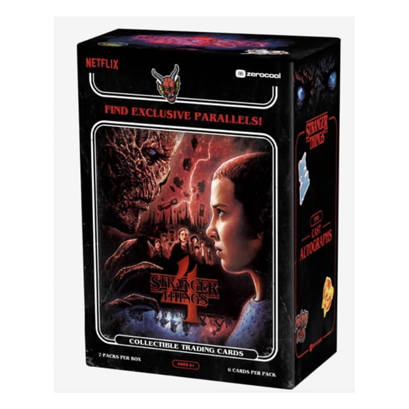 Stranger Things Season 4 2023 Topps Value Box | 7 Packs Per Box
