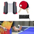 thumbnail image 3 of Lijie Pong Paddles Set Retractable Net Equipment with Storage Pouch Rackets and Black, 3 of 6