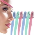 thumbnail image 1 of 6 Pack Disposable Eyebrow Razor Trimmer for Facial Hair & Dermaplaning, 1 of 7