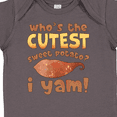 thumbnail image 4 of Inktastic Who's the Cutest Sweet Potato? I Yam Funny Thanksgiving Boys or Girls Baby Bodysuit, 4 of 5