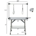 thumbnail image 2 of Miniyam 36" Folding Dog Pet Grooming Table, Weight Capacity: 300lbs, Gray, 2 of 7