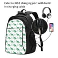 thumbnail image 2 of Balery Turtle Print USB Charging Backpack for Men and Women - Water-Resistant, Anti-Theft Laptop Backpack with USB Port for Travel, Work, School, and College, 2 of 7
