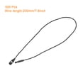 thumbnail image 2 of Uxcell Cotton Hang Tag String Snap Lock Price Tag Fastener Ties 100 Pcs White 7.8 in, 2 of 5