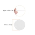 thumbnail image 2 of REGALWOVEN 10Pcs Round Adhesive Felt Circles, 12mm Pre Cut Felt Craft Stickers Non-Woven Mini Felt Fabric, White, 2 of 7